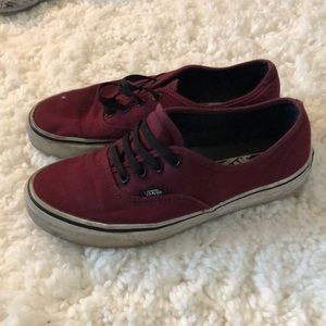 Maroon vans!!